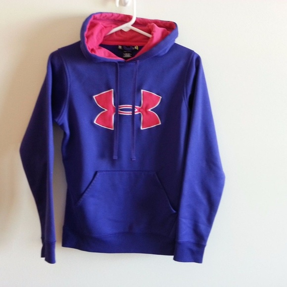 womens purple under armour hoodie